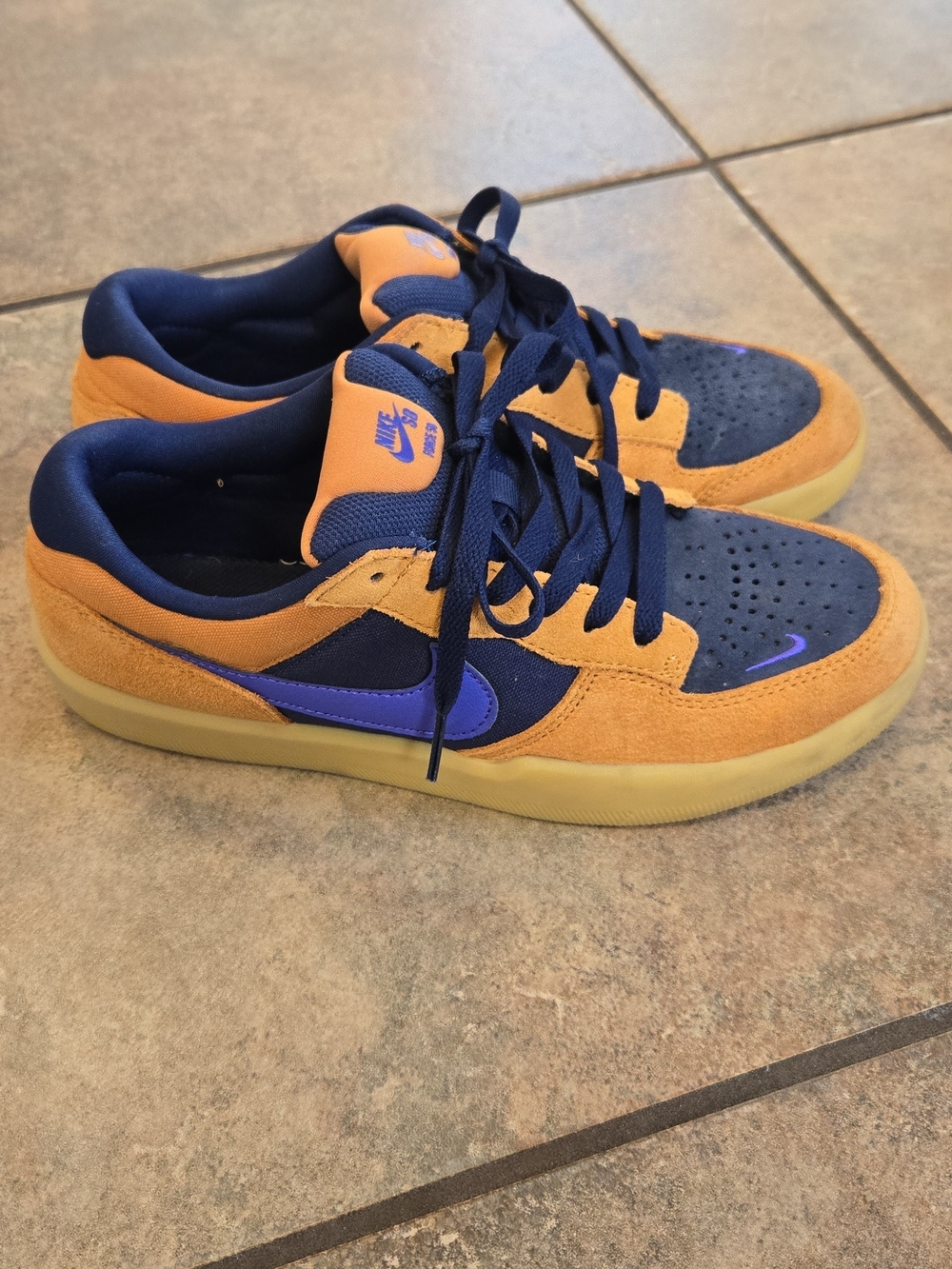 Nike SB Force 58 Monarch Midnight Navy Gum Men’s 7.5
